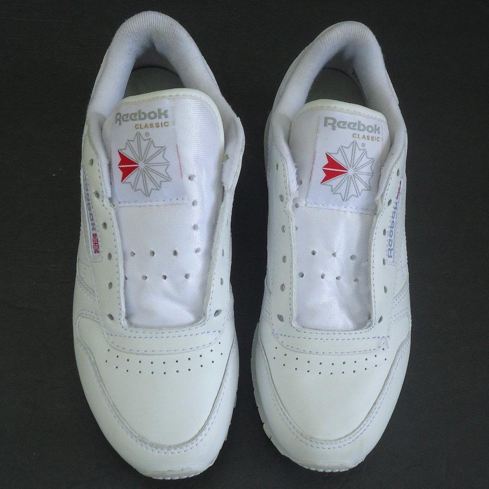 SIZE 5. REEBOK Club classic White Leather sneakers - Picture 4 of 16